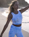 Taylor Sports Top - Sky Blue Tie-Dye