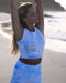 Taylor Sports Top - Sky Blue Tie-Dye