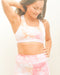 Matilda Sports Bra - Rosé Pink Tie-Dye