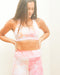 Matilda Sports Bra - Rosé Pink Tie-Dye