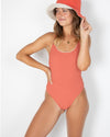 Womens Layla One-Piece - Coral Rib