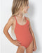 Girls Layla One-Piece - Coral Rib