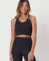 Naomi Sports Top - Obsidian