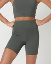 Olivia Bike Shorts - Sage