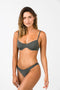 Byron Underwire Swimwear Top - Sage Rib