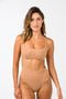 Jervis High Waisted Swim Bottoms - Camel Rib