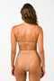 Shelly Underwire Swim Top - Camel Rib