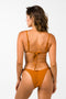 Cosy Side Tie Swim Bottoms - Turmeric Rib