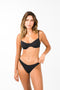 Byron Underwire Swimwear Top - Black Rib