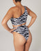 Hamilton High Waist Bottoms - Zebra - TWO SPARROW AUSTRALIA - Sustainable Swimwear Australia - Bottoms - Zebra / S