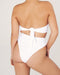 Esperance Strapless Top - White Rib - TWO SPARROW AUSTRALIA - Ethical Organic Natural Materials Sustainable Australia - Top -