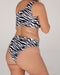 Hamilton High Waist Bottoms - Zebra - TWO SPARROW AUSTRALIA - Sustainable Swimwear Australia - Bottoms -