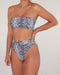 Esperance Strapless Top - Snake - TWO SPARROW AUSTRALIA - Sustainable Swimwear Australia - Top -