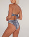 Esperance Strapless Top - Snake - TWO SPARROW AUSTRALIA - Sustainable Swimwear Australia - Top -