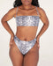 Esperance Strapless Top - Snake - TWO SPARROW AUSTRALIA - Sustainable Swimwear Australia - Top - Snake / M