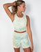 Taylor Sports Top - Pistachio Tie-Dye