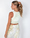 Taylor Sports Top - Pistachio Tie-Dye