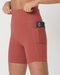 Olivia Bike Shorts - Vermilion