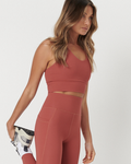 Bella Full Length Leggings - Vermilion