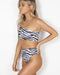 Hamilton High Waist Bottoms - Zebra - TWO SPARROW AUSTRALIA - Sustainable Swimwear Australia - Bottoms - Zebra / XS